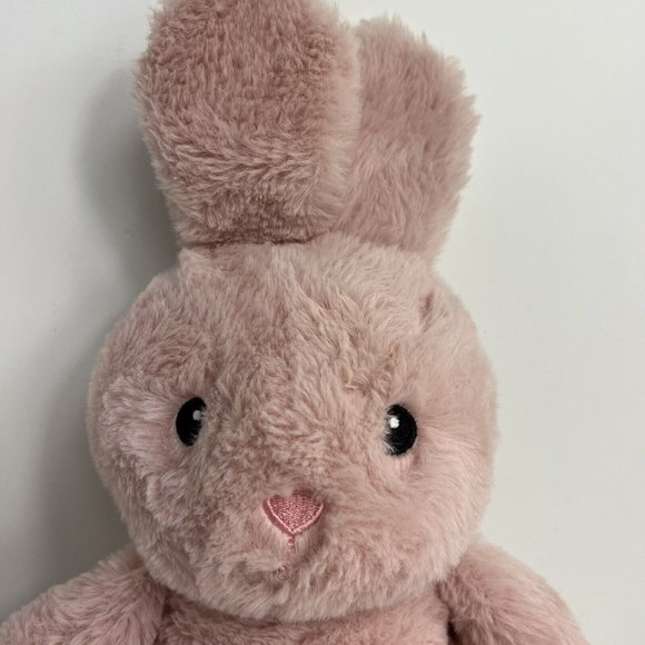 Spark Create Imagine Plush Bunny Rabbit Bell Rattle Crinkle Ears Pink 14" Easter - Picture 5 of 12